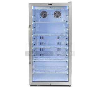 BRAND NEW SCRATCH AND DENT! Whynter CBM-815WS 8.1 cu. ft. Stainless Steel Freestanding Commercial Beverage Merchandiser Refrigerator with Superlit Door & Lock. 115 Volts, 1 Phase. Tested and Working!