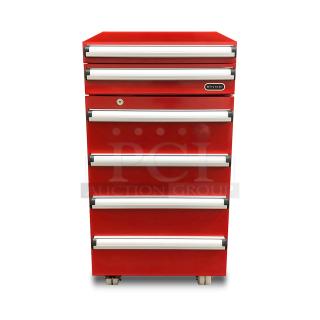 BRAND NEW SCRATCH AND DENT! Whynter TBR-185SR Portable 1.8 cu.ft. Tool Box Refrigerator with 2 Drawers and Lock. 115 Volts, 1 Phase. Tested and Working!