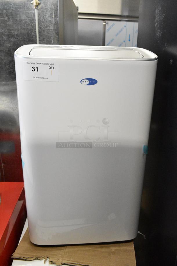 BRAND NEW SCRATCH AND DENT! Whynter ARC-1050XP 10,000 BTU Portable Air Conditioner Cools 500 sq. ft. with Dehumidifier, Remote, and White. 115 Volts, 1 Phase. Tested and Working! - Image 3 of 7