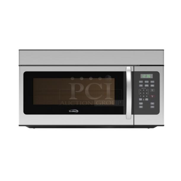 BRAND NEW SCRATCH AND DENT! KoolMore KM-MOT-1SS Stainless Steel Overhead Microwave Oven w/ Plate. 120 Volts, 1 Phase. - Image 1 of 9