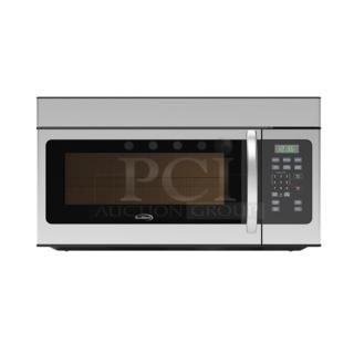 BRAND NEW SCRATCH AND DENT! KoolMore KM-MOT-1SS Stainless Steel Overhead Microwave Oven w/ Plate. 120 Volts, 1 Phase.