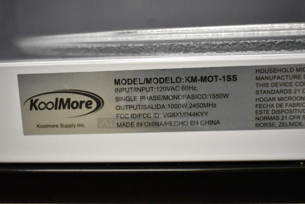 BRAND NEW SCRATCH AND DENT! KoolMore KM-MOT-1SS Stainless Steel Overhead Microwave Oven w/ Plate. 120 Volts, 1 Phase. - Image 9 of 9