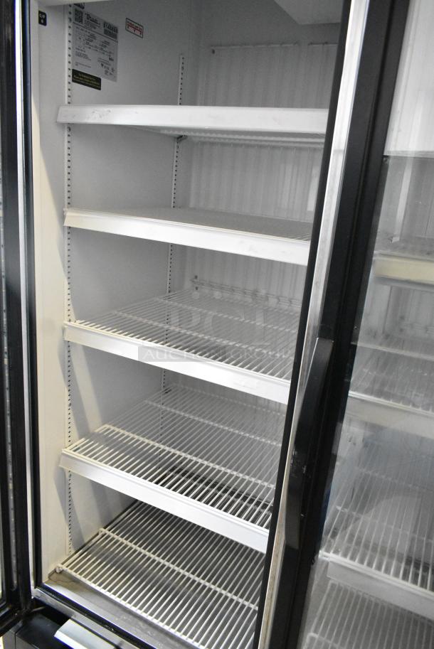 2017 True GDM-72F-HC Metal Commercial 3 Door Reach In Freezer Merchandiser w/ Poly Coated Racks. 208-230 Volts, 1 Phase. Tested and Working! - Image 2 of 5