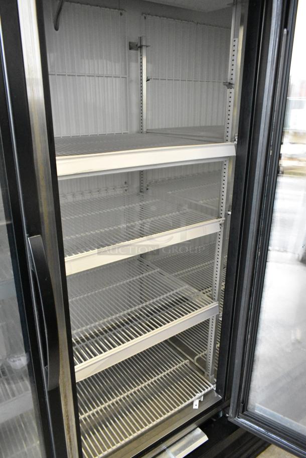 2017 True GDM-72F-HC Metal Commercial 3 Door Reach In Freezer Merchandiser w/ Poly Coated Racks. 208-230 Volts, 1 Phase. Tested and Working! - Image 3 of 5