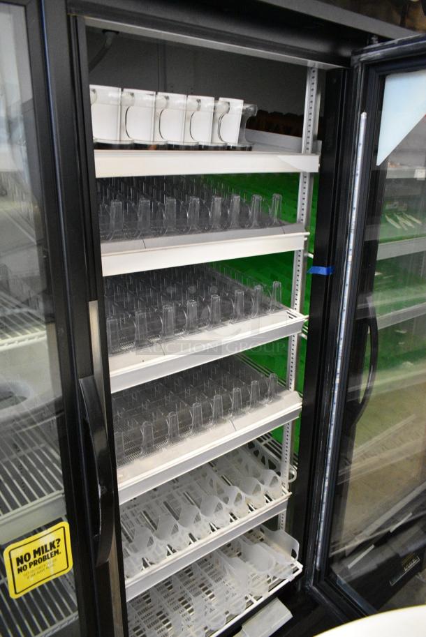 2017 True GDM-72-HC Metal Commercial 3 Door Reach In Cooler Merchandiser w/ Poly Coated Racks. 208-230 Volts, 1 Phase. Tested and Working! - Image 5 of 7