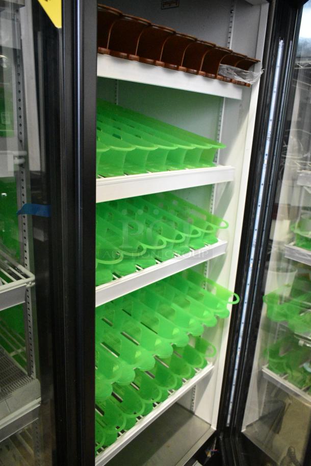 2017 True GDM-72-HC Metal Commercial 3 Door Reach In Cooler Merchandiser w/ Poly Coated Racks. 208-230 Volts, 1 Phase. Tested and Working! - Image 6 of 7