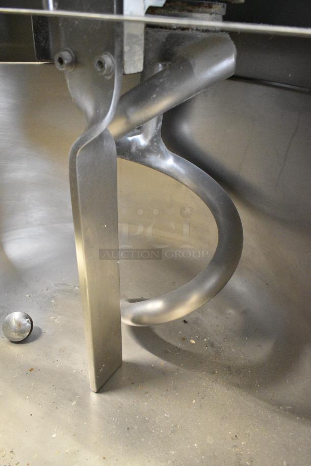 Excalibur Metal Commercial Floor Style Spiral Dough Mixer w/ Stainless Steel Mixing Bowl, Bowl Guard and Dough Hook Attachment. 208 Volts, 3 Phase. - Image 8 of 8