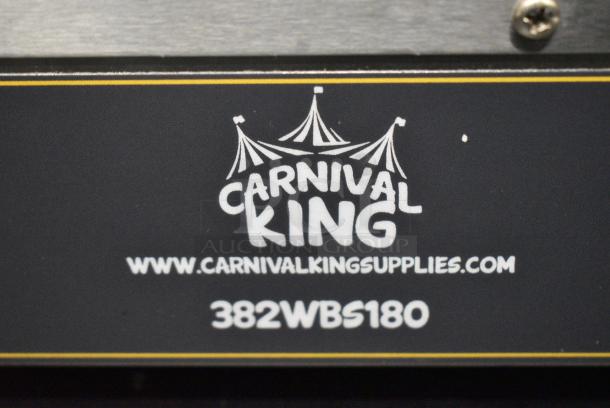 2023 Carnival King 382WBS180 Stainless Steel Commercial Countertop Single Brussels Belgian Waffle Maker. 120 Volts, 1 Phase. Tested and Working! - Image 2 of 6