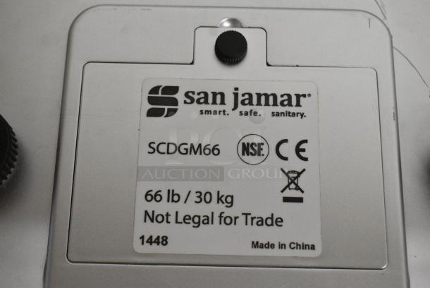 San Jamar Escali SCDGM66 Metal Countertop Scale. Tested and Working! - Image 5 of 5