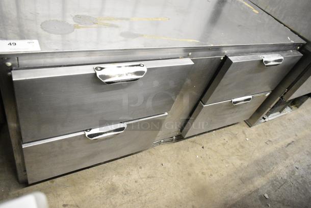Beverage Air UCRD60A-4 Stainless Steel Commercial 4 Drawer Undercounter Cooler. 115 Volts, 1 Phase. Tested and Working! - Image 1 of 8