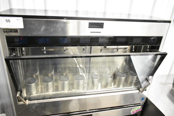 Enomatic 1876EC3ICNNN Stainless Steel Commercial Countertop 8 Slot Wine Serving System Merchandiser. 115 Volts, 1 Phase. Tested and Does Not Power On - Image 3 of 7