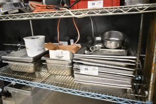 ALL ONE MONEY! Lot of 30 Various Items Including Stainless Steel Drop In Bins and KitchenAid KN256WW Wire Whisk Attachment, Metal Forks.