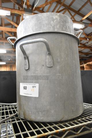 2 Metal Stock Pots. Includes 18x14x14. 2 Times Your Bid!