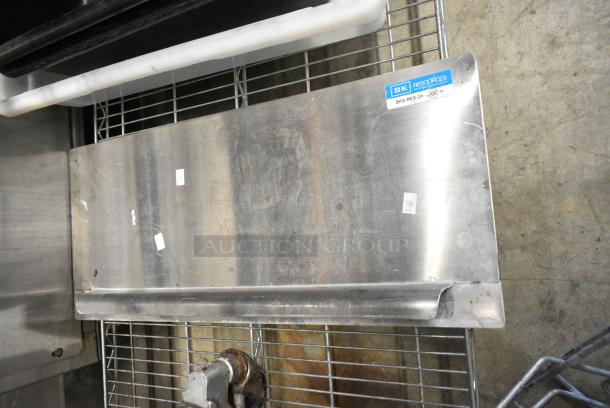 ALL ONE MONEY! Lot of Various Items Including Black Poly Bus Bins, White Bin, Splash Guard and Metal Stand. - Image 7 of 9