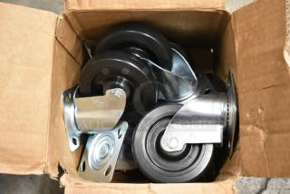 BRAND NEW SCRATCH AND DENT! Lot of 4 Commercial Casters.