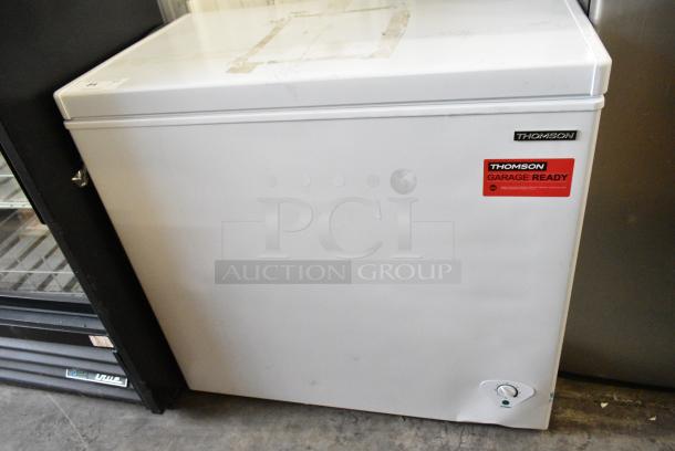 2023 Thomson TFRF710-F-SM Metal Chest Freezer w/ Hinge Lid. 115 Volts, 1 Phase. Tested and Working! - Image 1 of 4