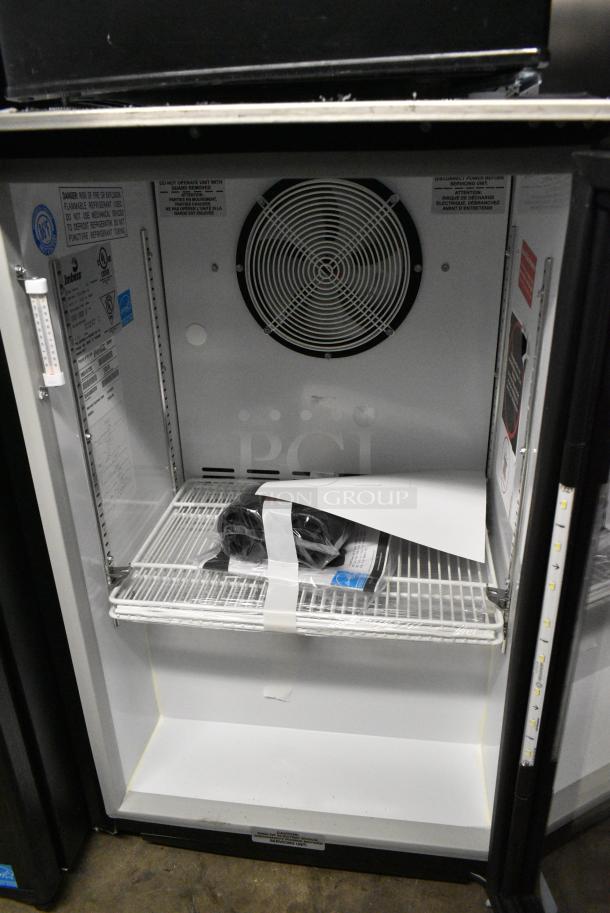 BRAND NEW! Imbera EVC04 Metal Commercial Single Door Reach In Mini Cooler Merchandiser w/ Poly Coated Racks. 115 Volts, 1 Phase. Tested and Working! - Image 2 of 3