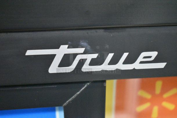 2019 True GDM-41SL-48-HC-LD Metal Commercial 2 Door Reach In Cooler Merchandiser w/ Poly Coated Racks. 115 Volts, 1 Phase. Tested and Working! - Image 2 of 4