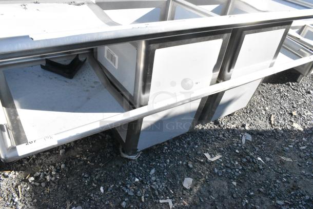 BRAND NEW SCRATCH AND DENT! Regency 600S21717218 Stainless Steel 2 Bay Sink w/ Dual Drain Boards. No Legs. Bays 12x17x12. Drain Boards 16x18 - Image 2 of 5