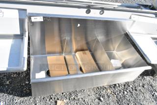 BRAND NEW SCRATCH AND DENT! Stainless Steel 3 Bay Sink.