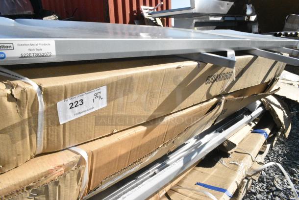 BRAND NEW SCRATCH AND DENT! Regency 600AKR60R 6 Keg Aluminum Keg Rack - 20" x 60" x 76". May Be Missing Pieces. - Image 1 of 2