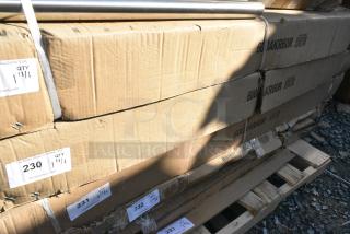 BRAND NEW SCRATCH AND DENT! Regency 600AKR60R 6 Keg Aluminum Keg Rack - 20" x 60" x 76". May Be Missing Pieces.