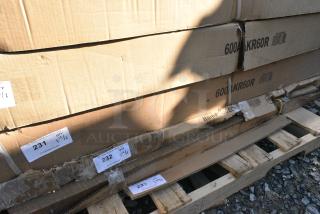 BRAND NEW SCRATCH AND DENT! Regency 600AKR60R 6 Keg Aluminum Keg Rack - 20" x 60" x 76". May Be Missing Pieces.