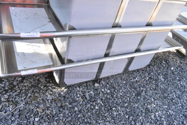 BRAND NEW SCRATCH AND DENT! Steelton 522CS31620LR Stainless Steel Commercial 3 Bay Sink w/ Dual Drain Boards. No Legs. Bays 16x20x12. Drain Boards 16x22 - Image 3 of 6