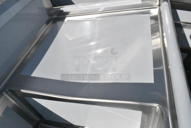 BRAND NEW SCRATCH AND DENT! Regency 600S32424224 Stainless Steel Commercial 3 Bay Sink w/ Dual Drain Boards. Bays 24x24x14. Drain Boards 22x26 - Image 5 of 6