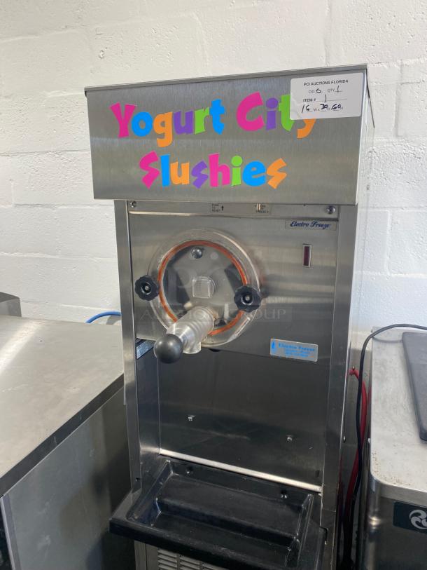 Electrofreeze 807 Frozen Drink Slush Machine 220V Water Cooled - Needs Repair - Image 1 of 3