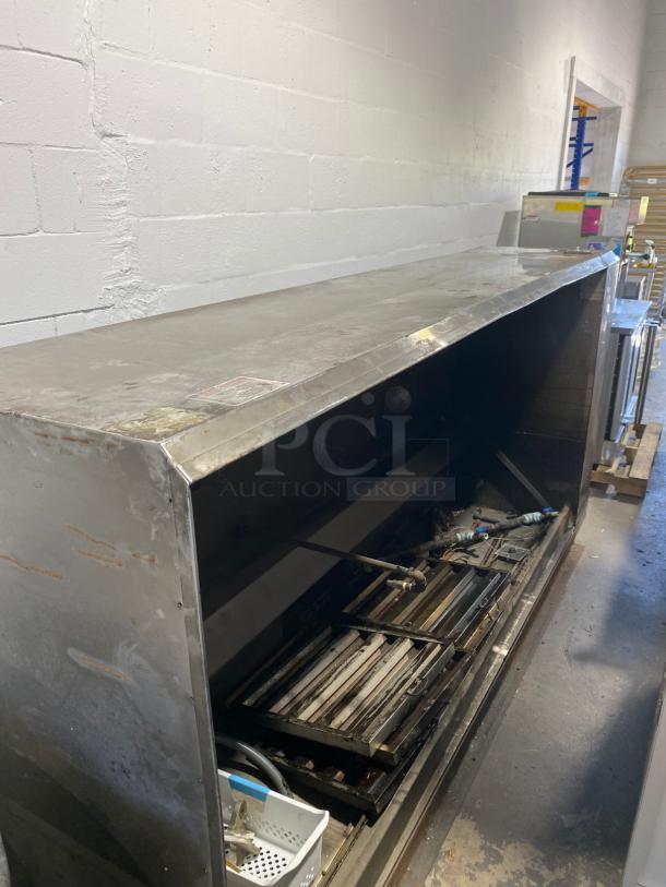 Full hood vent system with motor and fan. - Image 1 of 4