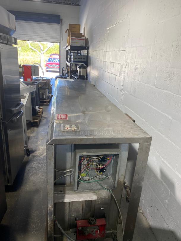 Full hood vent system with motor and fan. - Image 2 of 4