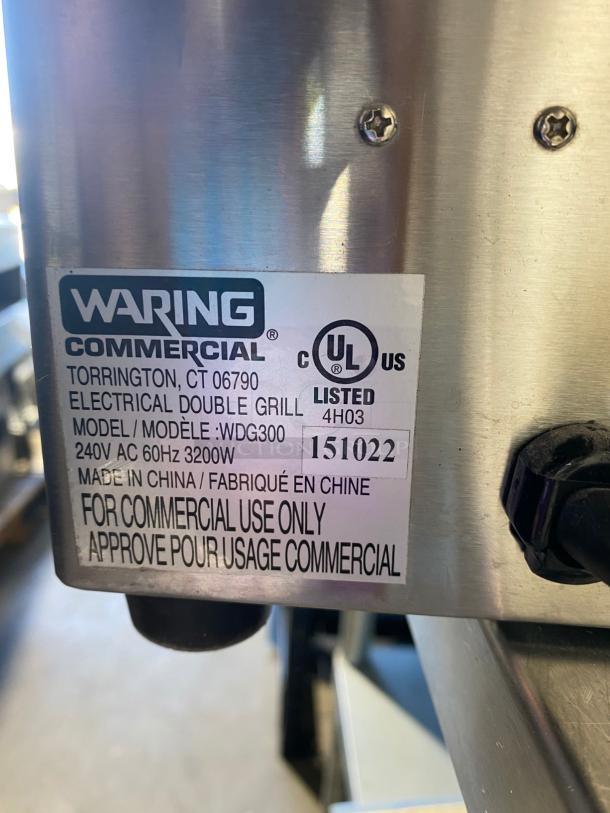 NICE! Waring Commercial Sandwich, Food Press Grill - Image 3 of 3