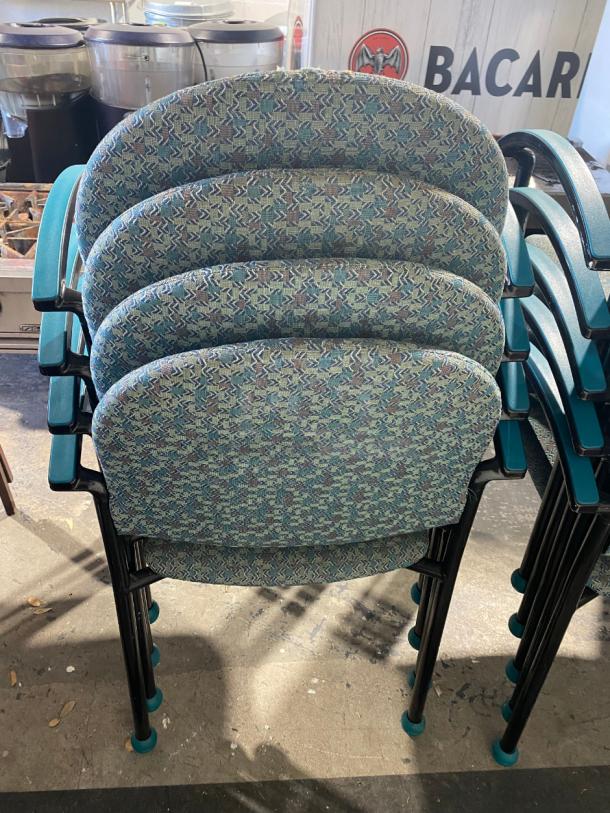 Lot 4 Fabric Chairs - Image 2 of 2