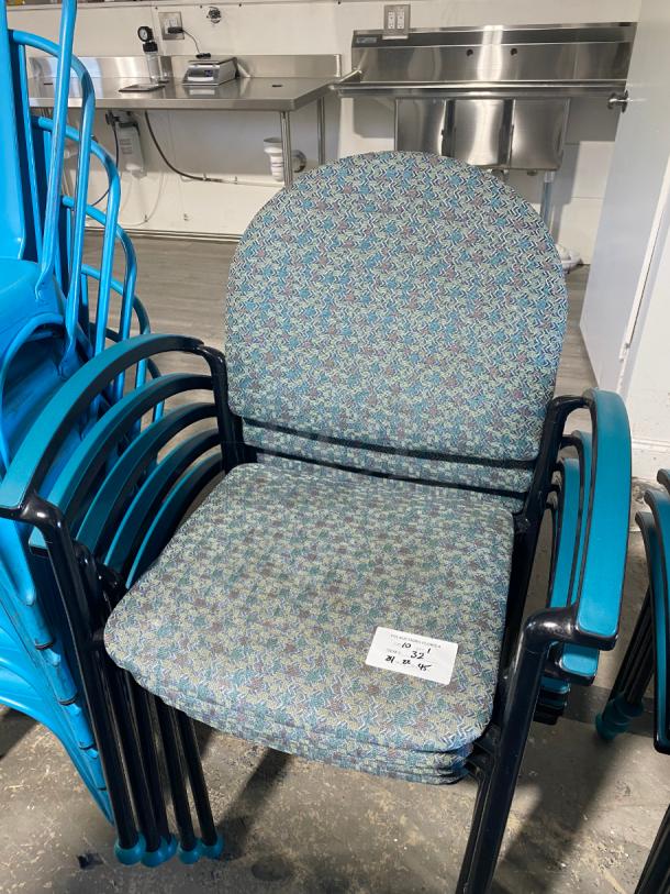 Lot 4 Fabric Chairs - Image 1 of 1