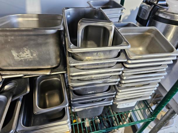 WOW! HUGE Lot of Stainless Steel Steam Table Pans w/ Lids. MASSIVE LOT! - Image 2 of 3