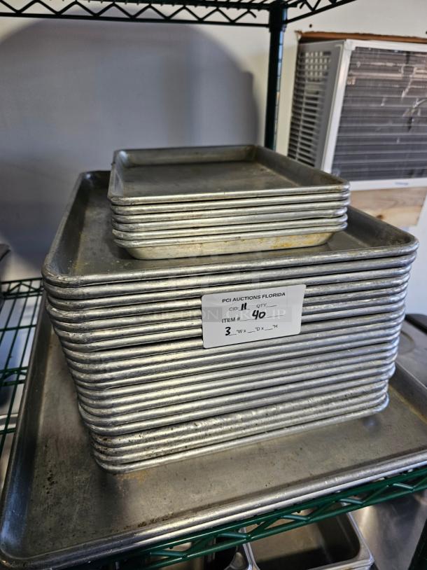 HUGE Lot of Baking Sheets & Steam Table Pans - All One Money! - Image 3 of 3