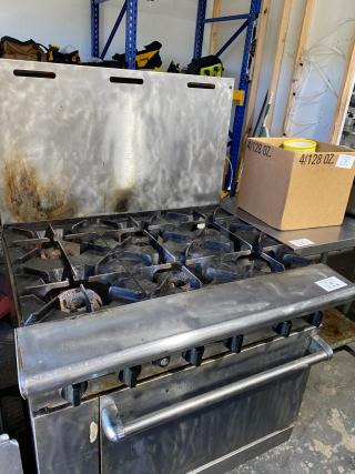 NICE Stainless Steel Commercial 6 Burner Range