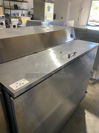 TESTED True TMC-49-S-SS 49 1/4" One Sided Milk Cooler with Stainless Steel Exterior and Interior