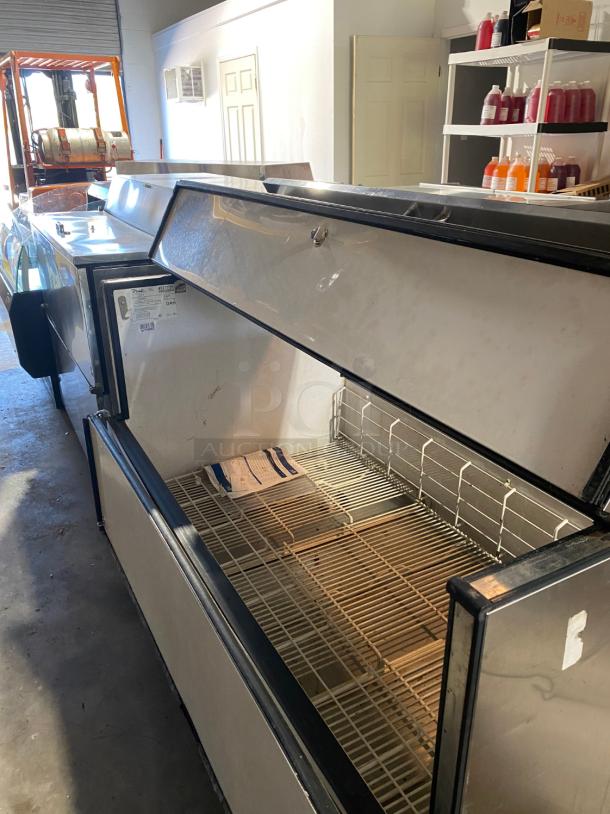 TESTED True TMC-58-S-DS 58 1/4" 2 Sided Milk Cooler with Stainless Steel Exterior and Aluminum Interior - Image 1 of 4