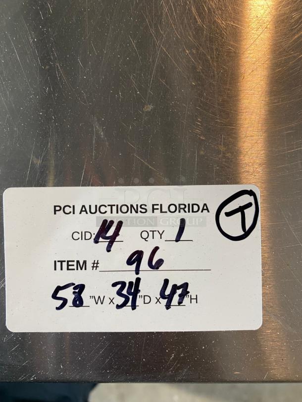 TESTED True TMC-58-S-DS 58 1/4" 2 Sided Milk Cooler with Stainless Steel Exterior and Aluminum Interior - Image 4 of 4