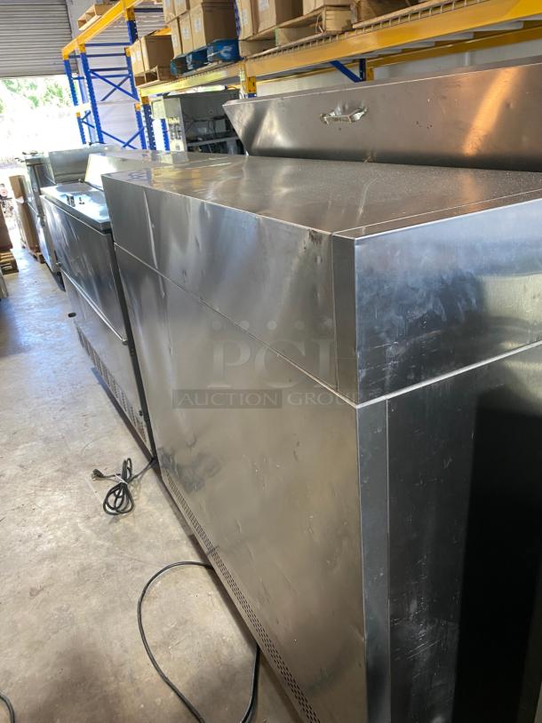 TESTED True TMC-49-S 49 1/4" One Sided Milk Cooler with Stainless Steel Exterior and Aluminum Interior - Image 3 of 5