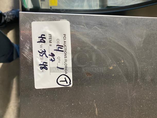 TESTED True TMC-49-S 49 1/4" One Sided Milk Cooler with Stainless Steel Exterior and Aluminum Interior - Image 5 of 5