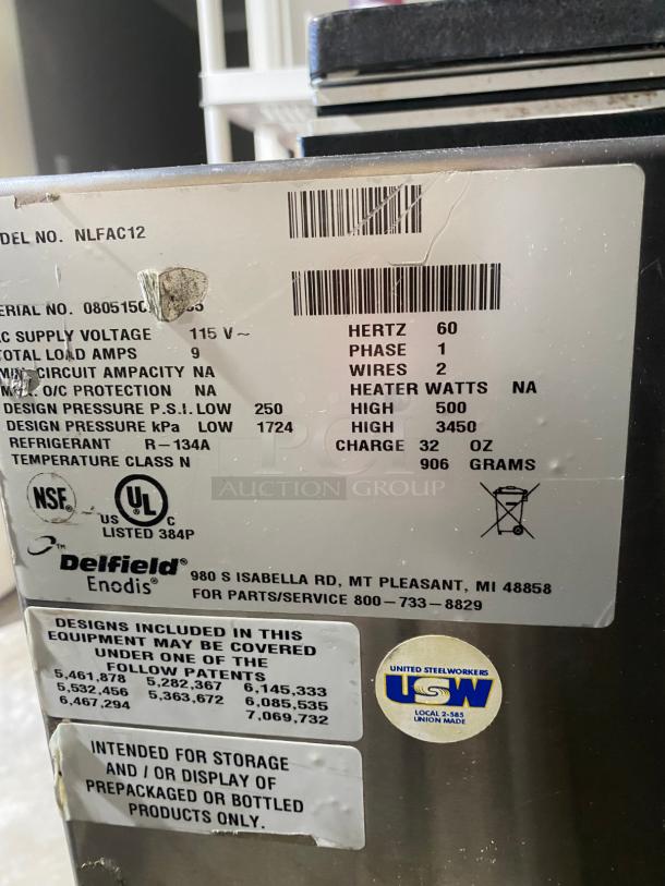 NICE TESTED Reach In Cooler/Chiller Milk Cooler Refrigerator - Image 4 of 5