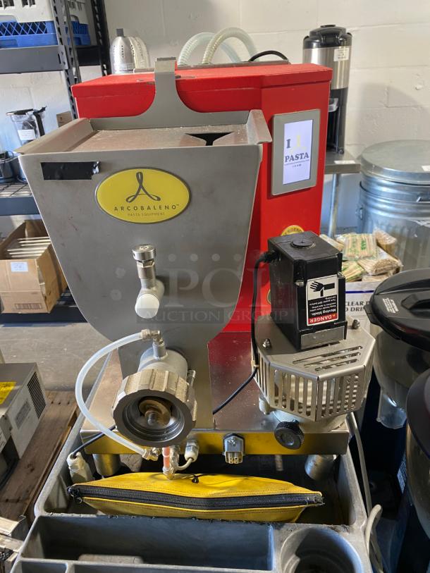 WOW - BARELY USED Arcobaleno AEX30 Stella 11.5 lb. Electric Countertop Pasta Extruder with Water Connection - 120V - Image 1 of 5
