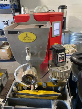WOW - BARELY USED Arcobaleno AEX30 Stella 11.5 lb. Electric Countertop Pasta Extruder with Water Connection - 120V
