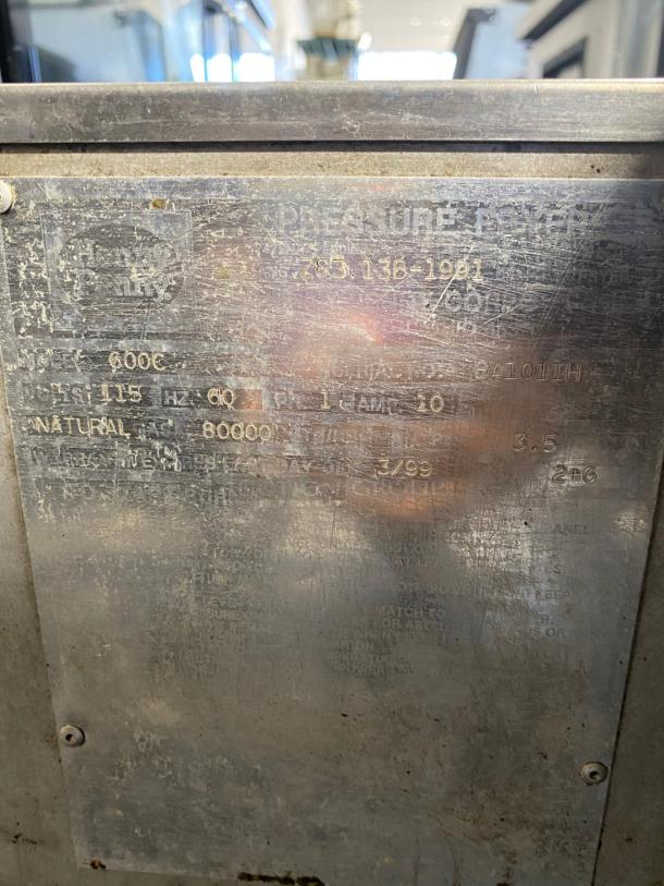 WOW! Henny Penny 600 Pressure Fryer with Computron 1000 - 80,000 BTU - Unable to Test - Image 4 of 4