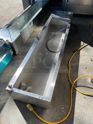 Avantco CPT-71 71" Countertop Refrigerated Prep Rail
