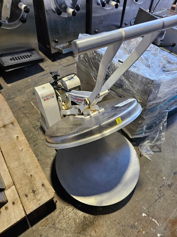 LIKE NEW NEVER USED! DoughXpress DM-18-120 Manual Pizza Dough Press, Heated Upper Aluminum Platen, 120 V - Image 1 of 1