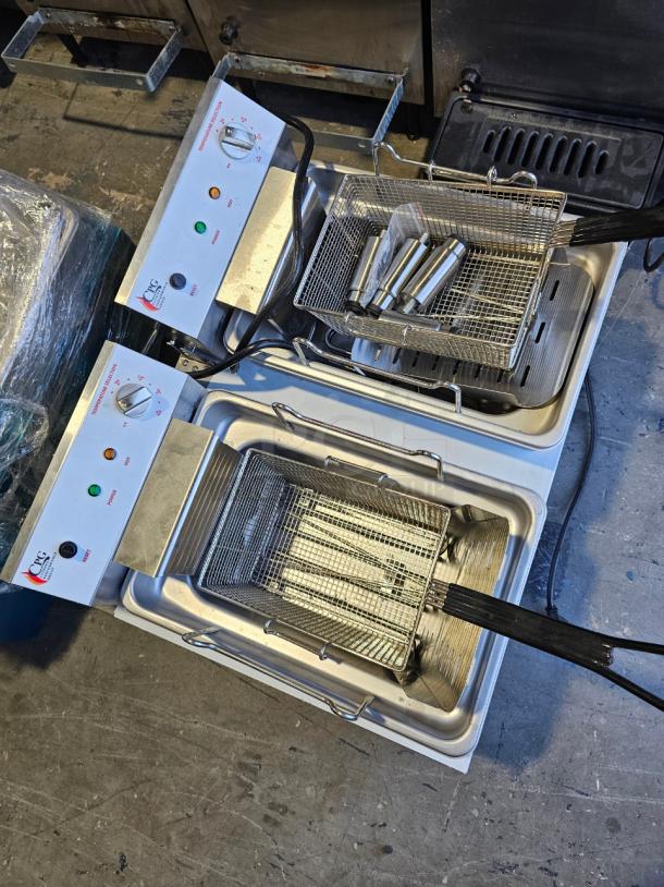 BRAND NEW! Countertop Double Basket Deep Fryer OPEN BOX - Image 2 of 2